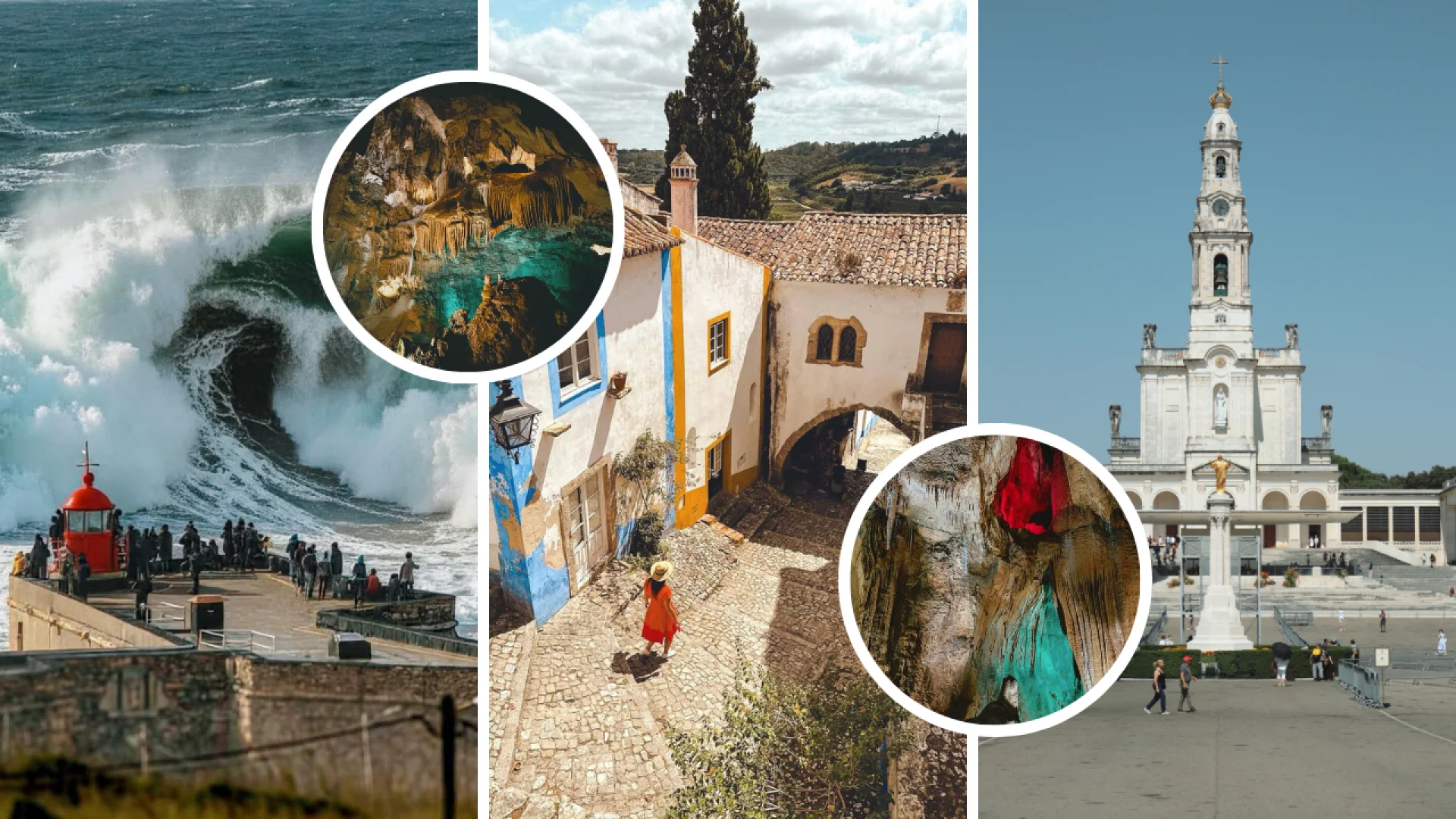10H- Grutas de Mira de Aire, Fátima, Nazaré& Óbidos/Public Tour
